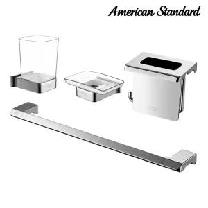 아메리칸스탠다드 큐브P 욕실악세사리 4종세트 FH0600 크롬  [공식대리점]
