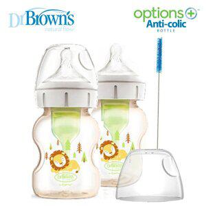 [닥터브라운] 와이드넥 옵션스플러스 PPSU젖병 150ml(2P)