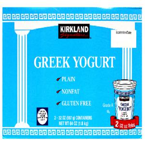 [CO(가공식품(유제품))]KIRKLAND SIGNATURE 무지방 그릭요거트 907G X 2