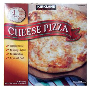 [CO(가공식품(냉동식품))]KIRKLAND SIGNATURE 치즈 피자 481G X 4개 (포장변경)