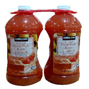 [CO(가공식품(커피/차/음료))]커클랜드 시그니처 홍자몽주스 2.84L 2개