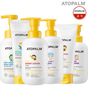 아토팜 키즈 수딩젤/로션/크림/샴푸/페이스로션/바디워시/핸드워시/마스크팩