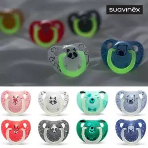 [스와비넥스] 꿀잠보장 야광 노리개젖꼭지 2단계(천연고무)