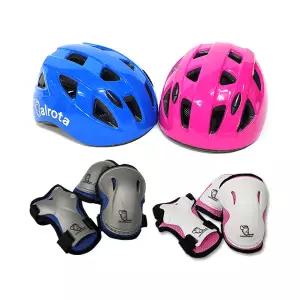 발로타 유아용 키즈헬멧 + 보호대 보호장비세트 인라인 킥보드 자전거 보호장구 보호장