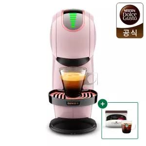 [굿즈] 돌체구스토 캡슐 커피머신 지니오 S 쉐어 스타벅스 앳홈 팩 모카+캡슐 6P 틴케이스 + 글라스 머그370ml