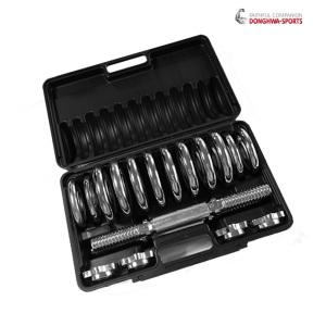 크롬도금 조립아령 15kg세트 MD-2701