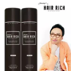 박명수 헤어리치 흑채스프레이 120g x 2개/흑채/흑체