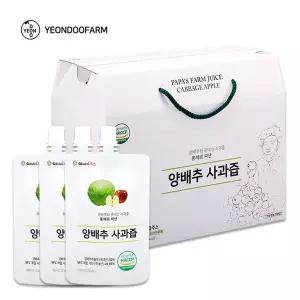 [연두팜] 돌려따는 아빠의주스 양배추사과즙 100ml 40개입