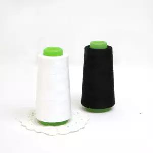 (오렌지미싱) 코아사 큰실패 고급 재봉사 45수2합 2500m 흰색 검정색