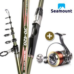 시마운트 스톰 서프 원투 낚시대 + 릴세트/420 450 530 낚시대세트