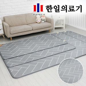 한일의료기 전기매트 거실 전기장판 바닥 헤링본 온열 모노륨 온돌마루 카페트매트