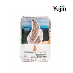 유진 펠렛 연료 15kg 뉴질랜드 소나무 우드 목재 100% 친환경 펠릿 화목 난로 용품