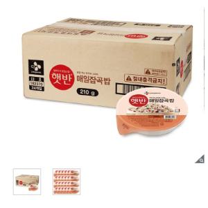 CI[식품(가공식품)]CJ 햇반 매일잡곡밥 210g x 36개(용량UP)
