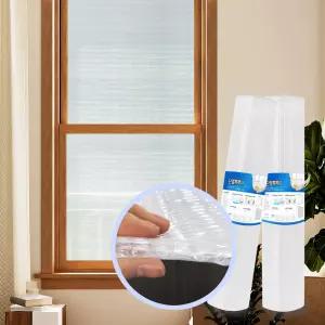 물없이 붙이는 단열에어캡 6중 7중 점착형 2겹 창문뽁뽁이 냉 난방 암막 시트 2.1m(2개) / 5m / 10m