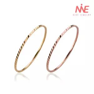 나인주얼리 14k 실반지 타입H 컷팅반지 레이어드링