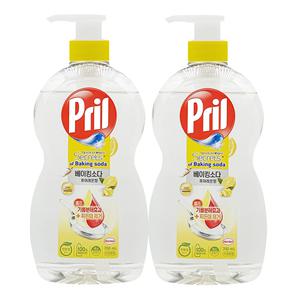 프릴 레몬향 700mlx2개 용기 고농축 1종 베이킹소다 퍼실 주방세제