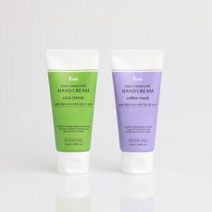 [3개구성]데일리 모이스처 핸드크림 50ml 2종(코튼머스크/시카클래식)