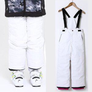 [와이키키]와이키 아동 보드복 팬츠 단품 YP1900 화이트 스키복 8세~11세