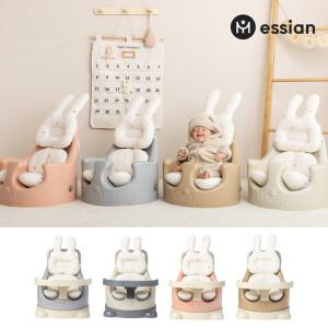 [에시앙]아기의자 P-Edition+모데즈 래빗2종(베개+라이너) 이유식 에시앙범보