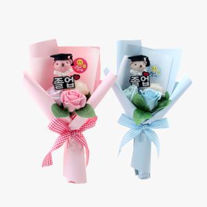 학사모 인형 볼펜 졸업 꽃다발 졸업식 수료식 미니꽃다발