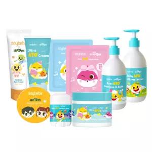 소이베베 10종 신생아 유아 고보습 크림 로션 바스 샴푸 선크림 선팩트 캡슐 세제 수딩밤 어린이 마스크팩
