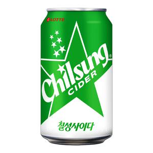 칠성사이다 업소용 355ml 24캔 음료수 캔음료