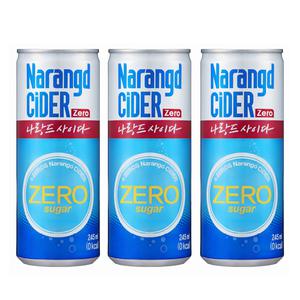 나랑드 사이다 245ml x 30캔 제로칼로리 사이다