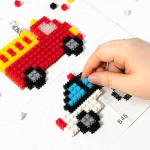 [문구티쳐] 민화샵 디폼블럭 자동차 2세트 8mm 미니블록 DIY