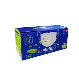 맑은나라 비엠 비말마스크(KF-AD) 흰색 대형50매입 //국내제조 MB필터