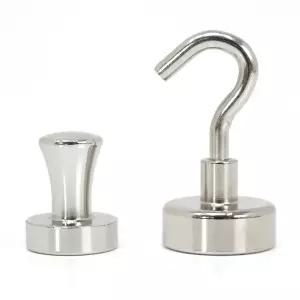 초강력 네오디움 자석 고리 후크 냉장고 마스크걸이 J10 U82