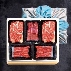 [참다올]김포전통한우 갈비혼합3호(갈비살300gx2,등심300gx2,앞치마300g, 총 1.5kg)