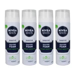 니베아 맨 센서티브 쉐이빙 폼 200ml 4개 면도 크림