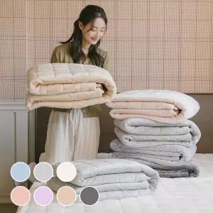 아망떼 5cm 커진 소울메이트 플란넬 극세사 고정밴드 침대패드SS/Q/K