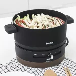 휴빅 4단계 조절 올인원 멀티쿠커 전기냄비 혼요 혼술 캠핑 전기그릴