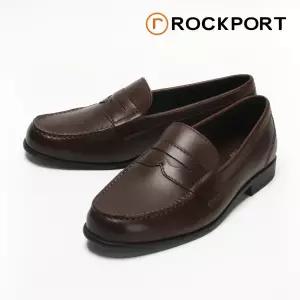 [락포트] 클래식 페니 로퍼 다크브라운 W발볼