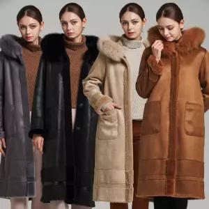 [라벨르]라벨르by신영모피 사가폭스 후드 무스탕