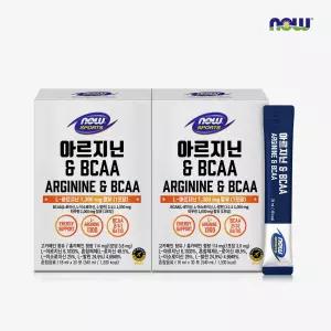 [나우푸드코리아] 나우푸드 아르지닌 & BCAA 자몽맛 30포 2박스 2개월분 / 아르기닌