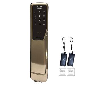 게이트맨 댄디(DANDY) 푸시풀 디지털도어락 카드키4개+번호키 푸시바잠금-외부침입방지 현관문 푸쉬풀