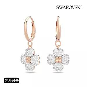 [스와로브스키](강남점)[30%할인][본사정품/쇼핑백증정] Latisha 로즈골드 후프 귀걸이 5636517