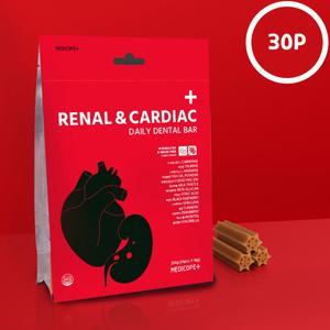 메디코펫 데일리 덴탈바 강아지 덴탈껌 레날&카디악 30p