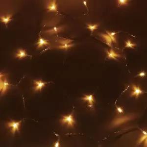 [셀러허브][도토로]은하수 30구 투명선 피켓 LED 웜색전구(2.7m) (건전지형) (S7814069)