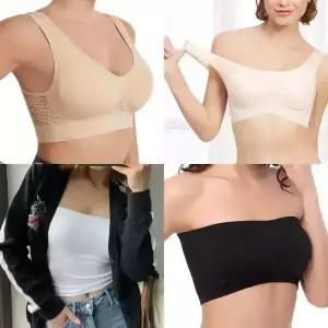 스포츠브라 빅사이즈 헬스 앞지퍼 패드추가드림 심리스 브라 노와이어 운동용 하이서포트 편한 튜브 탱크탑 S~6XL 8종류 까미샵