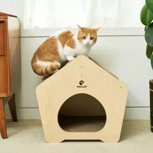카라즈펫 고양이 강아지 중형 숨숨 스크래쳐 하우스