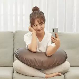 [텐바이텐]이몽 반달 쿠션 2colors (인조가죽) 미용실/배꼽/쇼파/대기실쿠션