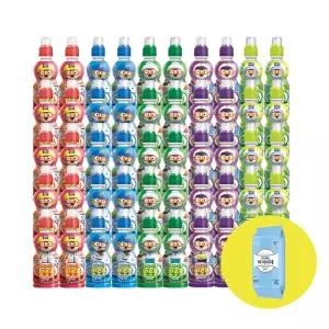 뽀로로 어린이 음료수 혼합 48개+마이비데 물티슈 10매