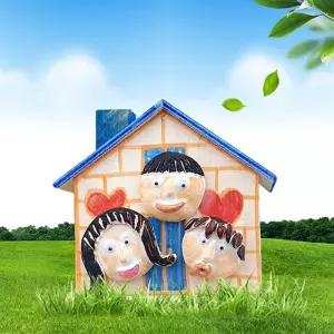 [문구티쳐] 점토로 우리 가족 저금통 만들기- 1인세트 DIY 점토놀이 클레이놀이