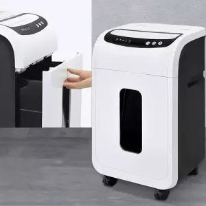 1회 최대 20매 이동식 자동 문서세단기 종이세절기 파쇄기 30리터 36x28x60cm