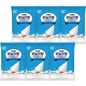 대호 까르페 바닐라 소프트아이스크림 1kg X 6개 파우더