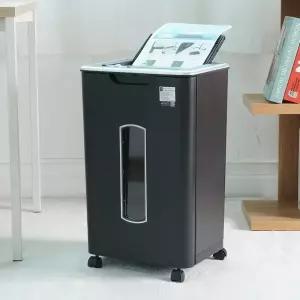 중형 저소음 꽃가루 자동급지 문서세단기 AutoFeed 60CD A4 수동 8매 자동 60매 22L 4x30mm DIN66399 P-4 서랍식 파지함 파쇄기 세절기