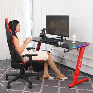 아우스 위너렉스 올인원 LED 카본 게이밍데스크  컴퓨터테이블 학생책상 사무용책상 1인용 2인용